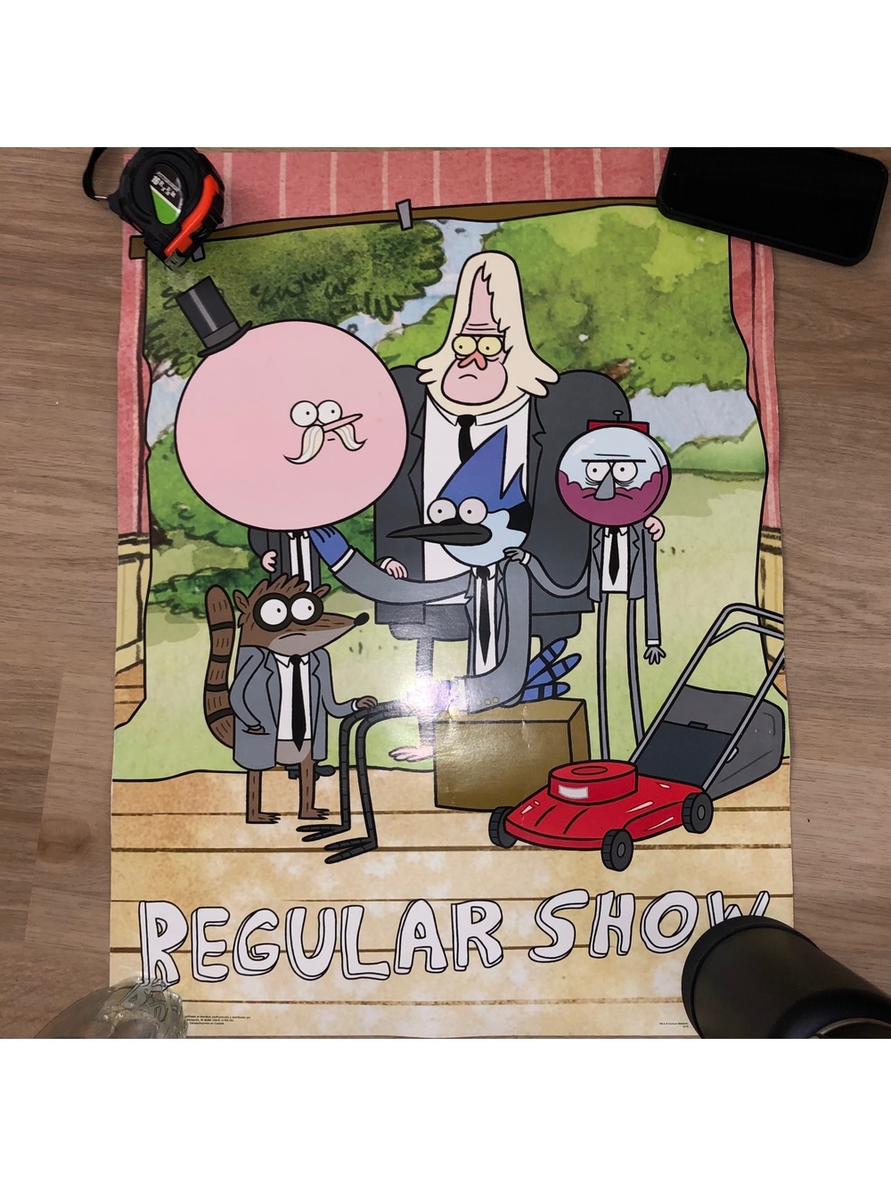 CARTOON NETWORK REGULAR SHOW POSTER OFFICIALLY LICENSED 24” x 18” RARE